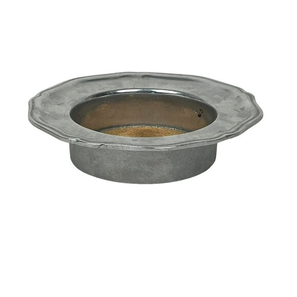 Vintage Mid-Century Wilton RWP Pewter Bowl Trinket Dish Cork Liner - Picture 3 of 8